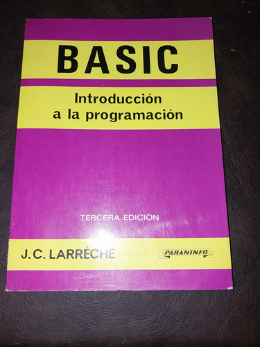 Libro Basic Introduccion A La Programación Larreche A4