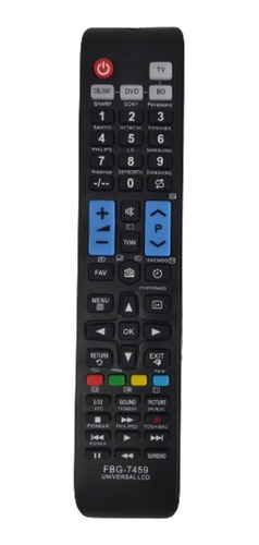 Imagem 1 de 2 de Controle Remoto Universal Tv Led Lcd Samsung Sony E Outras