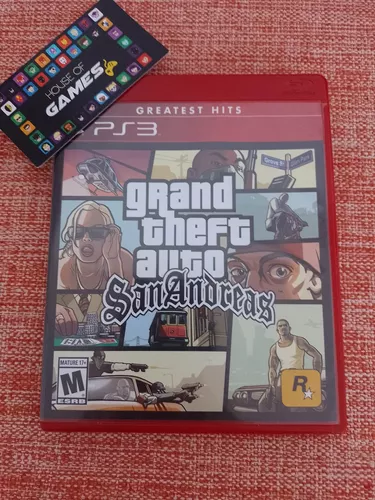 gta san andreas para ps3 em mídia digital