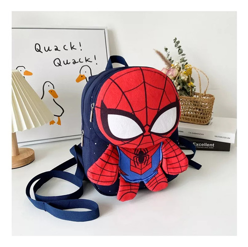 Mochila Escolar Infantil Spider-man Para Modelar 3d Color Spider Man