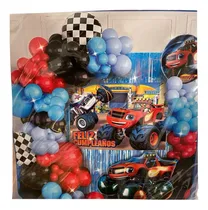 Comprar Kit Completo Globos Blaze And Monster Machines Fiesta Infant Rojo Blaze And Monster Machines