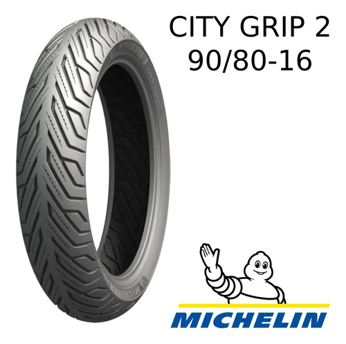 Kit 2 Pneus Scooter 90/80-16 + 90/80-16 City Grip 2 Michelin