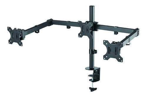 Imagen 2 de 3 de Soporte Ergonomus 333 de mesa para TV/Monitor de 10" a 27" negro