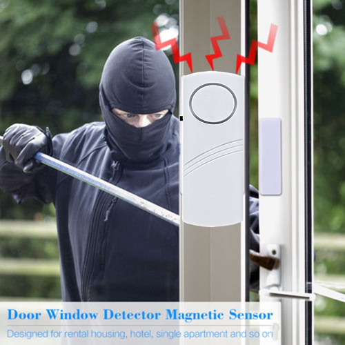 Alarma Antirrobo Con Sensor Magnético Marca No Disponible 12 Color