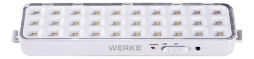 Luz de emergencia Werke LT2003 LED con batería recargable 220V blanca