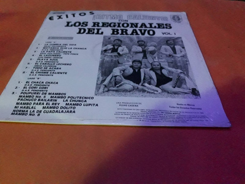 Lp Los Regionales Del Bravo Ritmo Caliente Vol.1 Sellado (Usado)