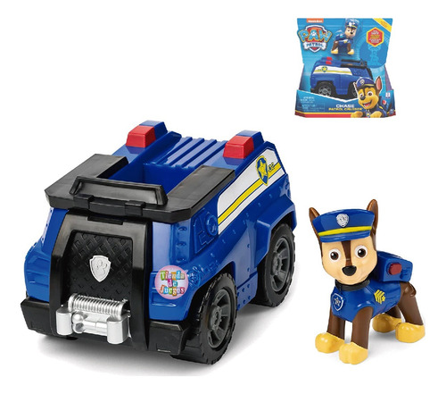 Paw Patrol Vehiculo + Figura Patrulla Canina Original