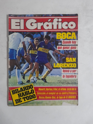 El Grafico 3473 Alianza Cutral Co 1 Boca 2 ,ferro 2 Guemes 1