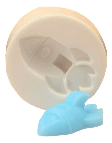 Molde Silicone Mini Foguete