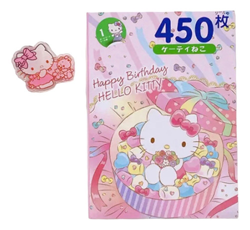 Libro Importado 450 Stickers Hello Kitty