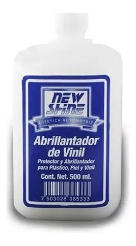 Abrillantador Plástico Piel Y Vinil Garrafa 500ml New Shine 