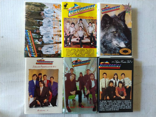 Los Temerarios 6 Piezas Cassette 