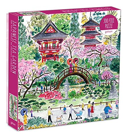 Galison Michael Storrings Japanese Té Jardín Puzzle, 2696j
