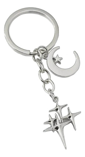 Llavero Y2k Crescent Moon Star Para Mujer Sweet Cool Trend F