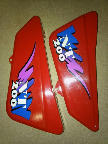 Laterales Cachas Zanella Nt 200 Chapa Moto Antigua