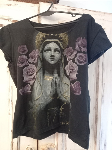 Remera Algodón Talle M Amplio O L. Hermosa Estampa