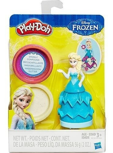 Boneca Elsa Frozen Massinha Play Doh Modelar Nova Disney