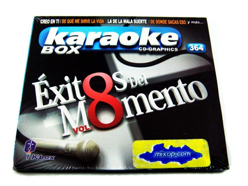 Éxitos Del Momento Vol 8 Karaoke Box Cd Graphics Camila Reik