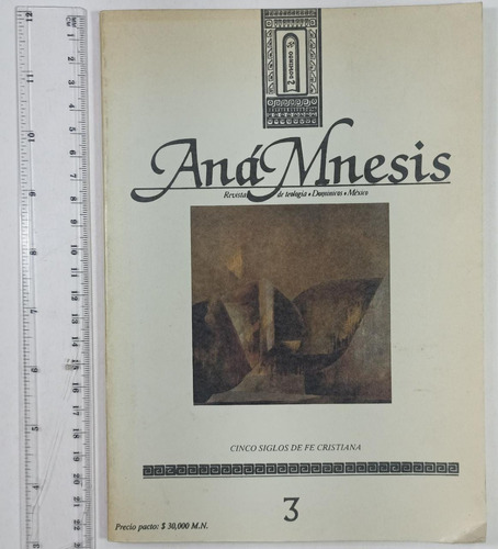 Aná Mnesis 3 (enero-junio De 1992) Revista De Teologia