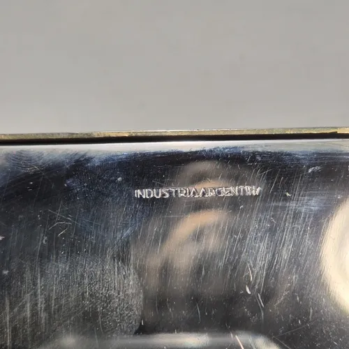 Antigua Caja Musical Piano Bronce Funciona Cenicer Mag 66059 (Usado)