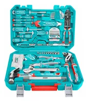 Comprar Kit Maleta Herramientas Manuales 168 Pcs Total Thkthp21686 Color Turquesa