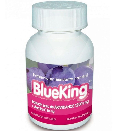 Blueking Antioxidante Natural De 30comp Envio Gratis