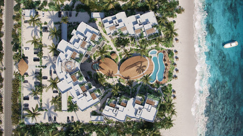 Penthouse En Venta Frente Al Mar Y Con Amenidades En San Crisanto, Yucatán