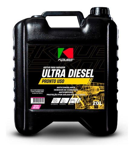 Aditivo Pronto Uso Rosa Long Life Ultra Diesel 20 L Koube