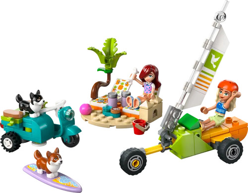Lego Aventura Com Cães Surfistas E Motocicleta 42641