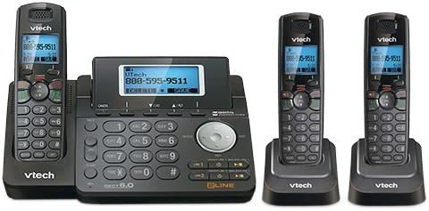 Vtech Ds6151-11 Teléfono Inalámbrico Expandible De 2 Líne...