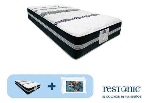 Colchon King Size + 2 Almohadas Restonic Comfort