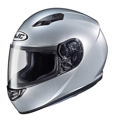 Casco De Moto Talla Xl, Color Plateado, Hjc Helmets