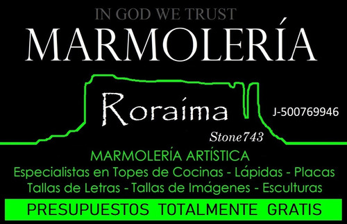 Imagen 1 de 10 de Lápidas De Lujo Granito Y Mármol - Marmolería Roraima Stone