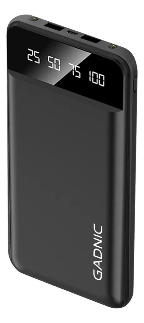 Cargador Portátil Gadnic Power Bank 10000mAh USB-C Rápido Negro