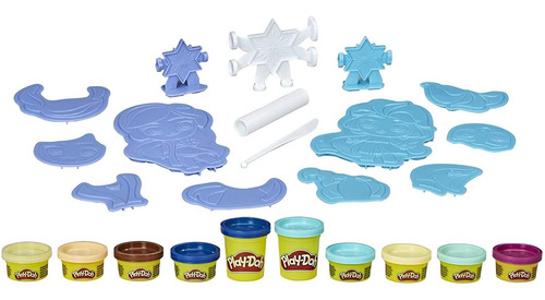 Play-doh Con Disney Frozen 2 Create N Style Set Anna Y Elsa