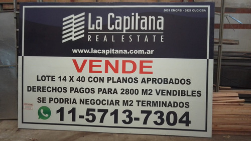 Lote, Villa Crespo, Thames Al 500, Cerca De Av Corrientes