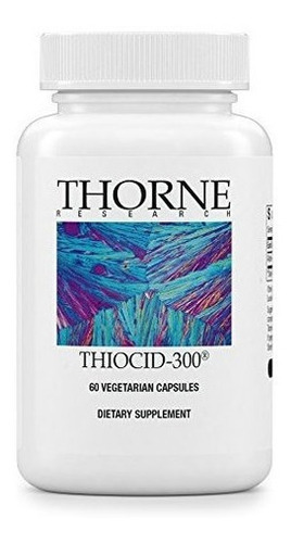 Thorne Research Suplemento Alpha Lipoic Acid 300 Mg 60 Caps