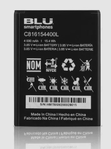Bateria Pila Blu G60 C816154400l