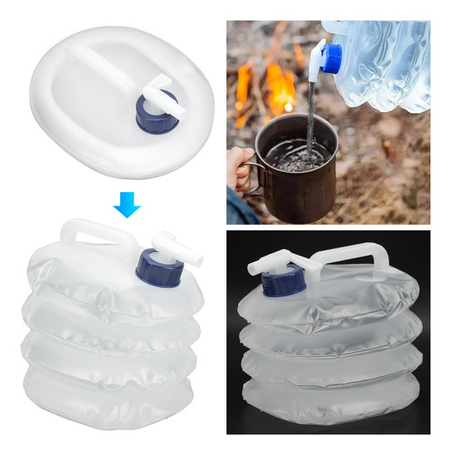 Transportador De Agua Plegable Para Senderismo Con Forma De