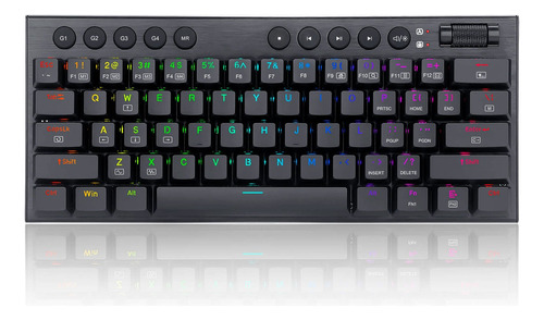 Teclados Redragon Horus 60% Cableado. English K632-rgb Black