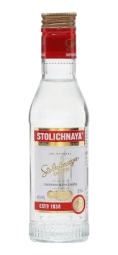 Miniatura Vodka Stolichnaya 50ml (vidrio)