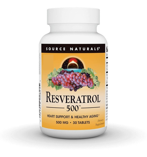 Resveratrol 500mg 30 Tabletas - Unidad a $5463