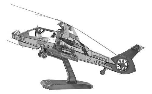 Puzzle 3d De Metal - Helicóptero Rah-66 Comanche