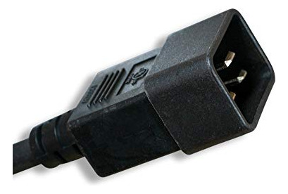 Pack De Cable De Poder Negro 6' Iec320 C15/c20 14awg
