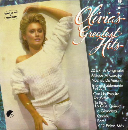 Olivia Newton John. Olivia`s Greatest Hits. Vinilo