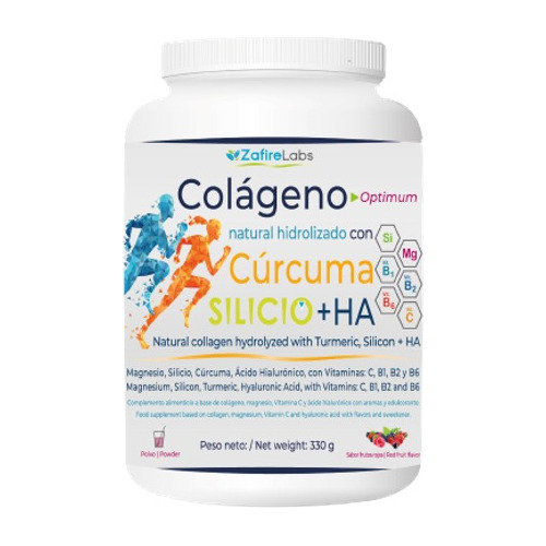 Colageno Hidrolizado Con Curcuma Silicio Ha Zafire Labs 330g