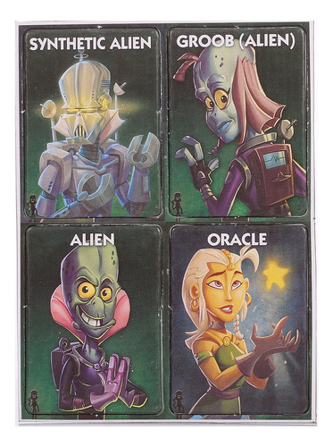 One Night Ultimate Alien Card Games 10 Minutos Fast Table