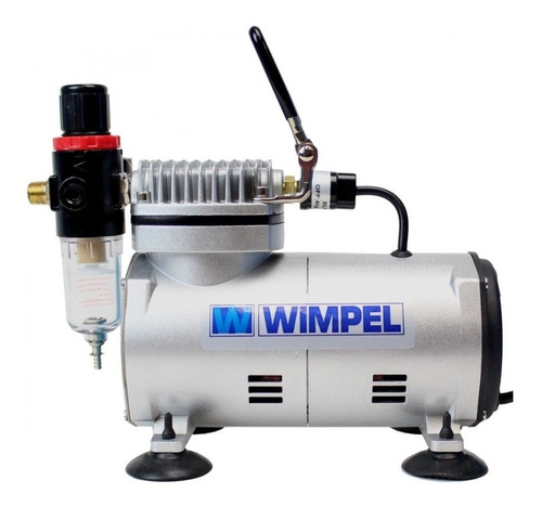 Aerógrafo Wimpel Mp1002 + Compressor Wimpel Comp1 Bivolt