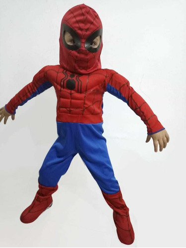 Disfraz De Spiderman Niño Araña 