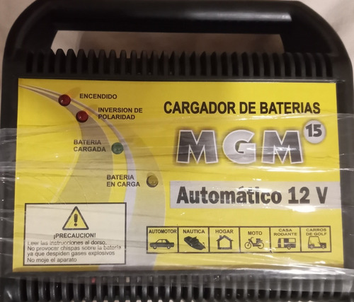 Cargador De Baterías 12v 15 Amp Automático. Nacional